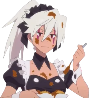 😒 Anime, Maid, Essen, Chaotisch telegram sticker