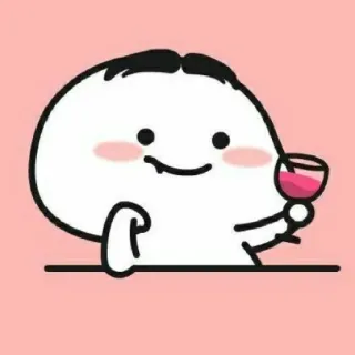 🍻 Cartoon, Wein, Prost, Niedlich, Figur telegram sticker