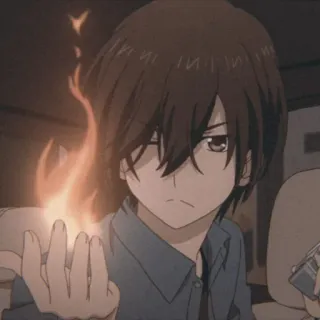 Yuu Otosaka by @Lovely_senpai whatsapp stickers