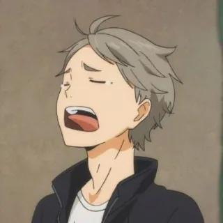 😭 Sugawara Koshi Haikyuu!! anime, haikyuu, sugawara, koshi, character telegram sticker