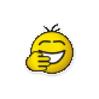 😁 Emoji, Cười, Mặt cười, Vui vẻ, Hài hước telegram sticker