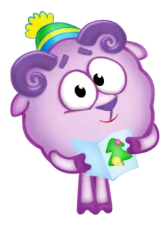 🐑 羊, クリスマス, 漫画, 休日 telegram sticker