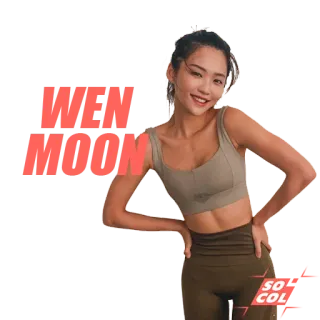 🌝 WEN MOON donna, fitness, wen moon, esercizio, socol, stile di vita, sport, benessere telegram sticker