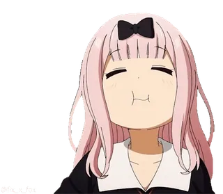 👍 Chika Fujiwara Kaguya-sama: Love Is War telegram sticker