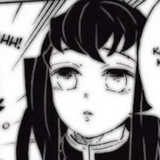 🌧 HH! Anime, Manga, Comic, Schwarzweiß whatsapp sticker