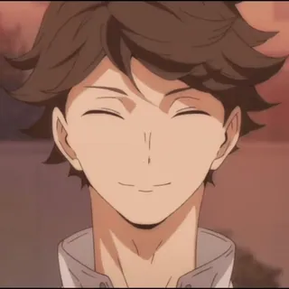 🏐 Tooru Oikawa Haikyuu!! Anime, Manga, Haikyuu, Oikawa, Tooru Oikawa, sorridente telegram sticker