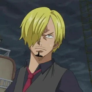 🎷 Sanji One Piece Anime, Kochen, Pirat, Blond, Strohhutpiraten whatsapp sticker