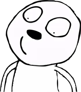😕 nhãn dán, hoạt hình, nhân vật, hình minh họa, hài hước whatsapp sticker
