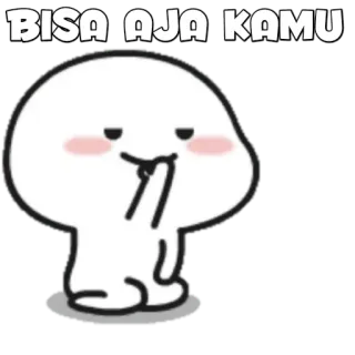 🍡 BISA AJA KAMU Dessin animé, Mignon, Drôle, Personnage, Emoji telegram sticker