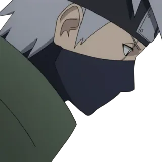 👁 Kakashi Hatake Naruto Аниме, Наруто, Какаши, Ниндзя, Хатаке telegram sticker