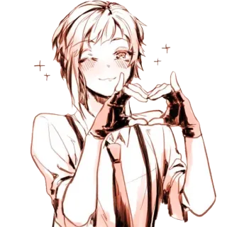 ❤️ Atsushi Nakajima Bungou Stray Dogs Anime, Manga, Atsushi Nakajima, Bungou Stray Dogs, Süß, Erröten telegram sticker