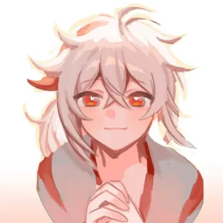 ☁️ Kaedehara Kazuha Genshin Impact Anime, Genshin Impact, Kazuha, Fanart, Videospiel, Charakter, Digitale Kunst telegram sticker
