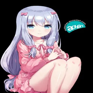 😣 null Anime, Manga, Mädchen, Süß, Kawaii, Kunst, Illustration whatsapp sticker