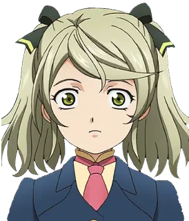 😶 anime, ragazza, carina, cartone animato, ritratto whatsapp sticker