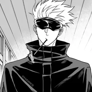 🌐 Satoru Gojo Jujutsu Kaisen @HAWKS Anime, Manga, Gojo, Satoru Gojo, Jujutsu Kaisen telegram sticker