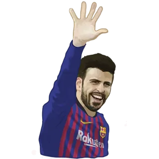 Стикеры от @newsbarca telegram stickers