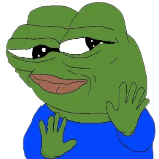 😚 Pepe the Frog Pepe, Frog, Meme, Internet meme telegram sticker