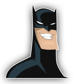 😈 Batman แบทแมน, ดีซีคอมมิกส์, ซูเปอร์ฮีโร่, การ์ตูน, สติกเกอร์, ตัวละครจากการ์ตูน telegram sticker