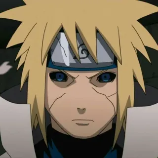 🌟 Minato Namikaze Naruto anime, character, Naruto, Minato, Namikaze, ninja telegram sticker