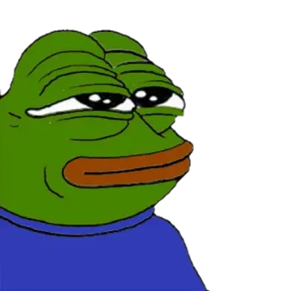 😪 Pepe the Frog pepe, sapo, meme, meme da internet whatsapp sticker