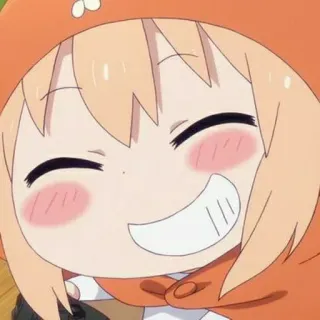 🧇 Umaru Doma Himouto! Umaru-chan Anime, Umaru, Carino, Cartone animato, Chibi, Kawaii telegram sticker