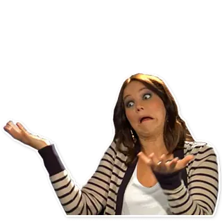🤷‍♀️ person, woman, shrug, confused, gesture telegram sticker