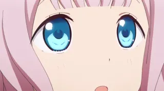 😯 Anime, Garota, Olhos, Animado, Menina whatsapp sticker