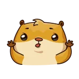 Senya Hamster @TgSticker telegram emojis 😜