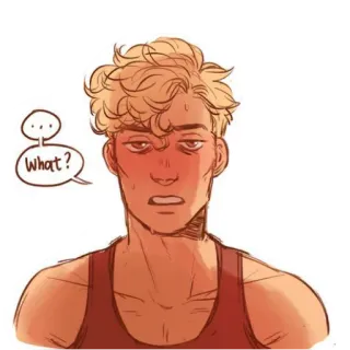 🧐 What ? cartoon, person, upset, confused, thinking telegram sticker