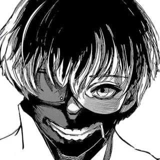 😕 Ken Kaneki Tokyo Ghoul อนิเมะ, มังงะ, ปอบ, หน้ากาก, สยองขวัญ, มืด telegram sticker