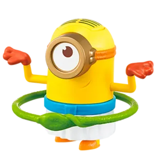 💃 Minion minion, yellow, toy, movie telegram sticker
