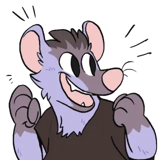 Aylor Possum telegram stickers