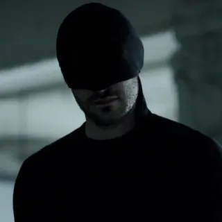 🥊 Daredevil super-héros, Marvel, Netflix, homme masqué whatsapp sticker