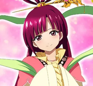 😊 Kougyoku Ren Magi: The Labyrinth of Magic Anime, Personnage, Kougyoku Ren, Magi, Fille Anime, Femme whatsapp sticker