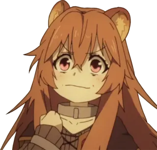 ✊ Raphtalia The Rising of the Shield Hero Raphtalia, Rising of the Shield Hero, Anime, Tanuki, Carino, Arrabbiato telegram sticker