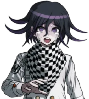 😰 Kokichi Oma Danganronpa V3: Killing Harmony Anime, Pleurs, Émotionnel, Danganronpa, Kokichi Oma whatsapp sticker
