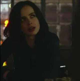 🥀 Jessica Jones donna, capelli scuri, serie tv, supereroe, marvel telegram sticker