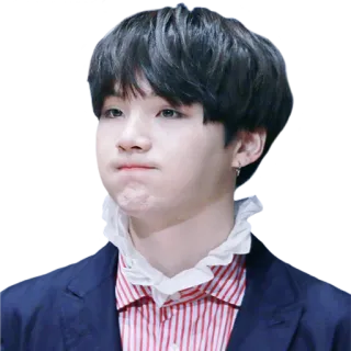 🤢 Suga K-pop, piosenkarz, muzyka, koreański, Min Yoongi telegram sticker