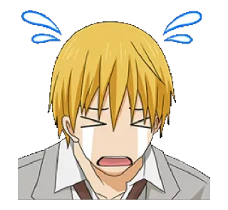 😢 Anime, Traurig, Weinend, Verärgert, Manga, Tränen, Charakter whatsapp sticker