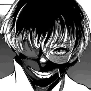 ❤️ Ken Kaneki Tokyo Ghoul anime, manga, ghoul, monster, kaneki whatsapp sticker