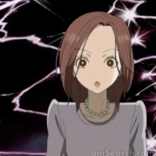 😯 Anime, Phụ nữ, Bất ngờ, Dây chuyền, Hoạt hình telegram sticker