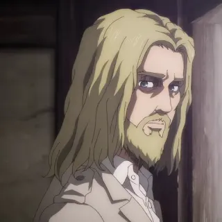 💈 Zeke Yeager Attack on Titan Anime, Personagem, Ataque dos Titãs, Zeke Yeager telegram sticker