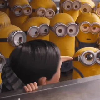 🍌 Minions cartoon, yellow, minions, movie, funny telegram sticker