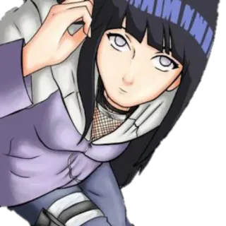 💁‍♀ Hinata Hyuga Naruto 애니메이션, 만화, 나루토, 히나타 휴가, 닌자, 캐릭터 telegram sticker