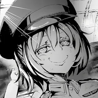 🙂 Tanya Degurechaff Saga of Tanya the Evil Аниме, Военное, Персонаж, Таня Дегречафф, Сага о Тане Злой, Исекай whatsapp sticker