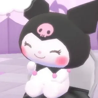 ☺️ Kuromi kuromi, sanrio, słodkie, kawaii, anime telegram sticker