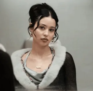 🎆 Maddy Perez Euphoria Maddy, Euphoria, actress, woman, makeup, necklace telegram sticker