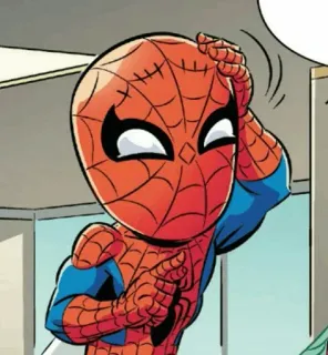🕸 Spider-Man Marvel, Super-herói, Quadrinhos, Homem-Aranha, Desenho animado telegram sticker
