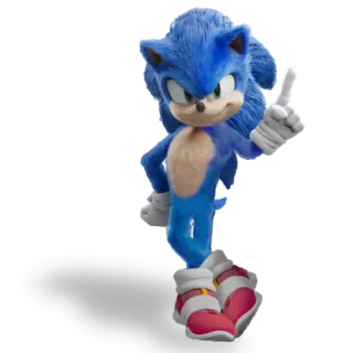 🦔 Sonic Соник ёж, Персонаж видеоигры, Синий ёж, Мультяшный персонаж telegram sticker