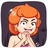 Mermaid :: @AuthorStickers whatsapp stickers